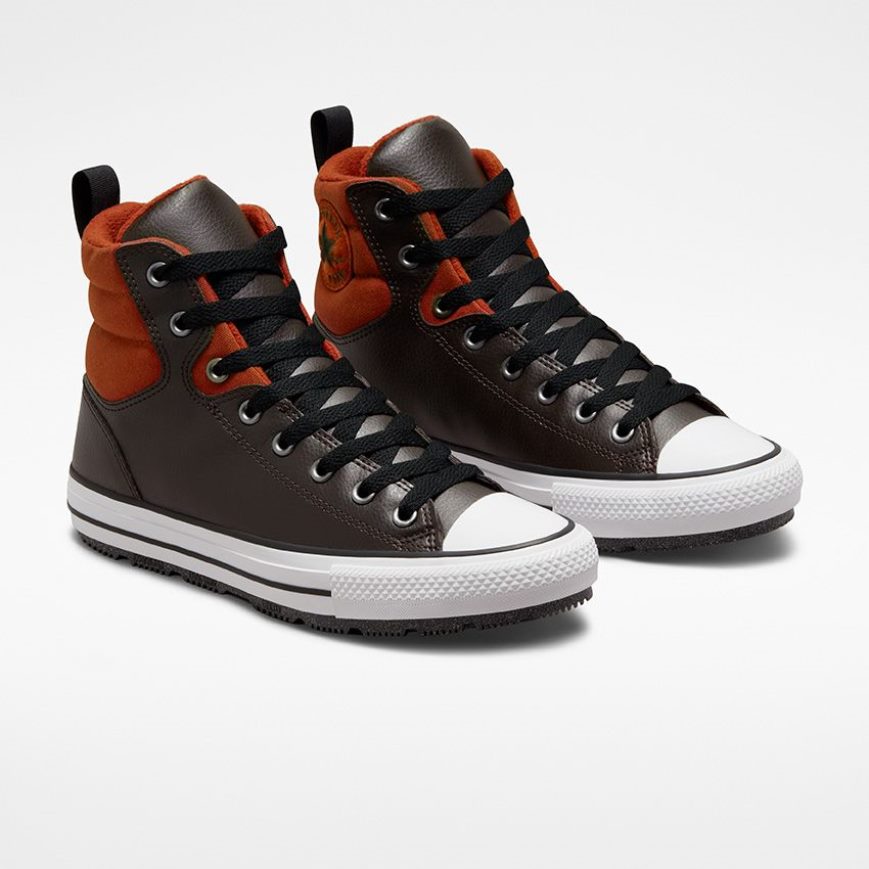 Ghete Iarna Barbati Converse Chuck Taylor All Star Berkshire Apa Resistant Inalti Maro Portocalii Negrii | RO ULWEF190